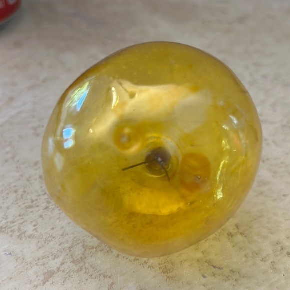 Old Vintage Christmas Unsilvered Apple Ornament Poland - Picture 5 of 7